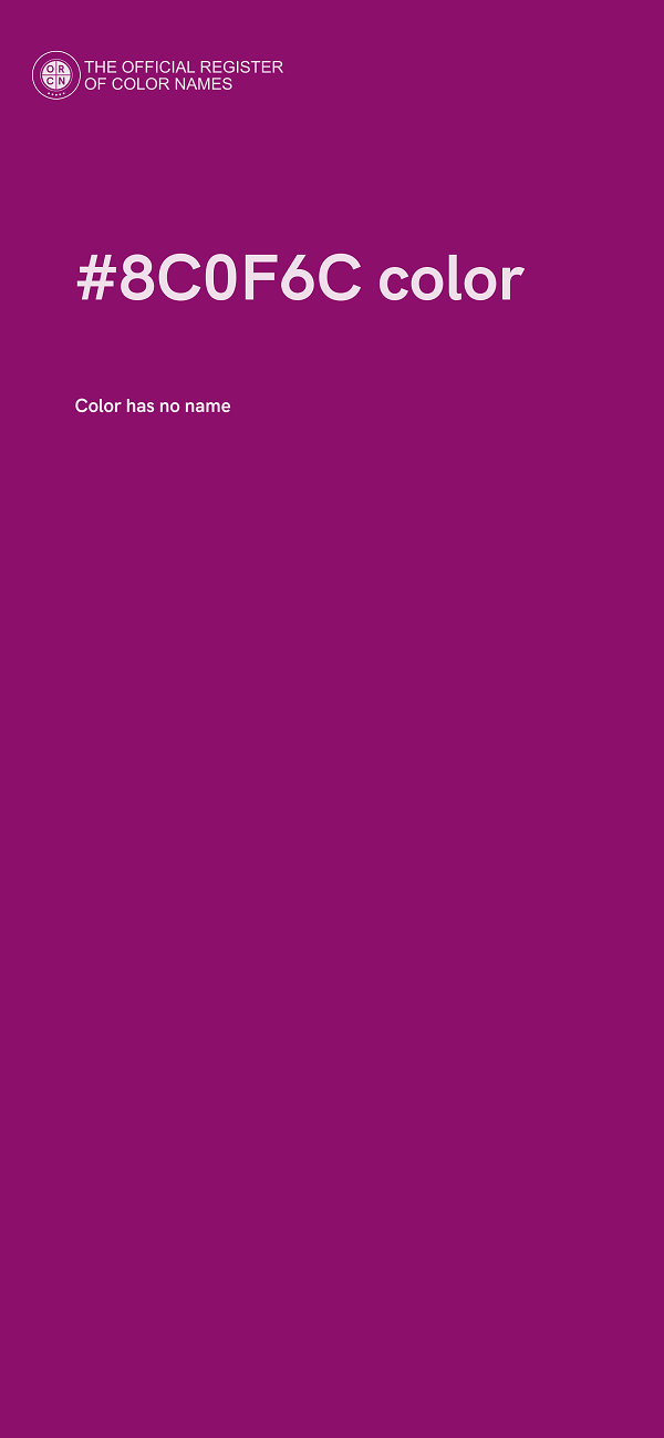 #8C0F6C color image
