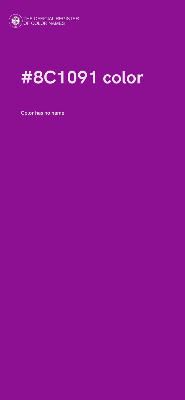 #8C1091 color image