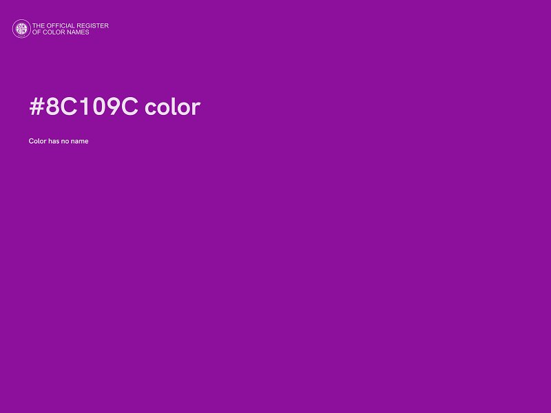 #8C109C color image