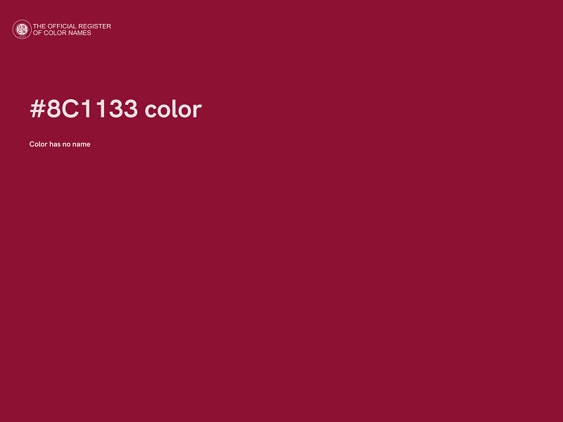 #8C1133 color image