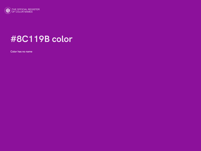 #8C119B color image