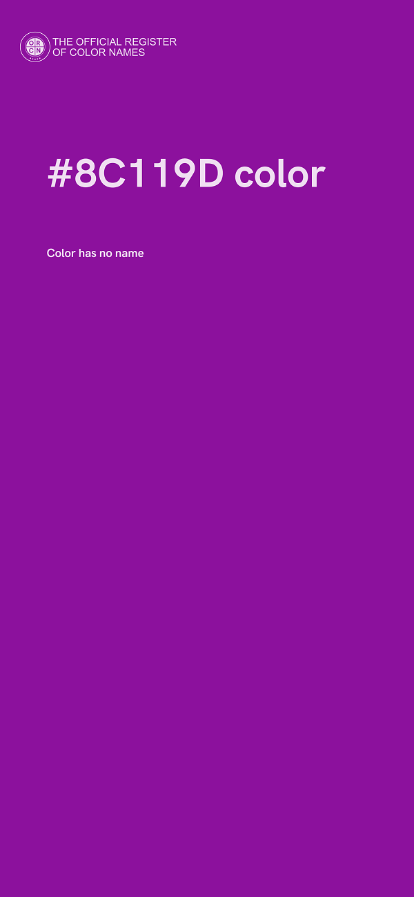 #8C119D color image