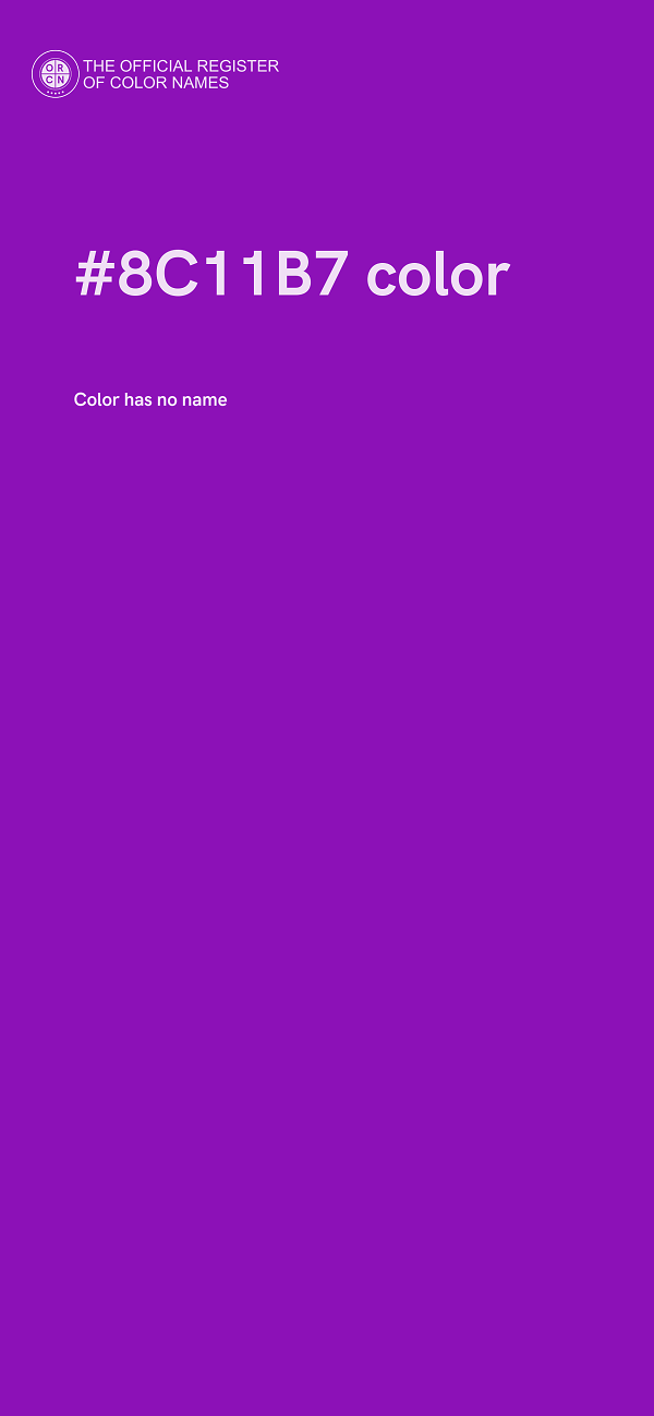 #8C11B7 color image