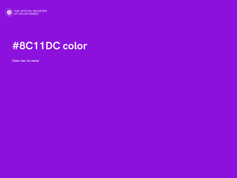 #8C11DC color image