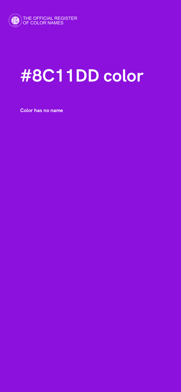 #8C11DD color image