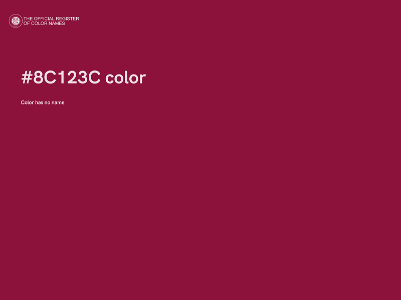 #8C123C color image