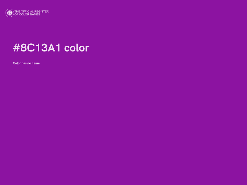 #8C13A1 color image