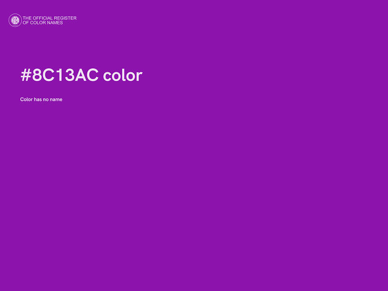 #8C13AC color image