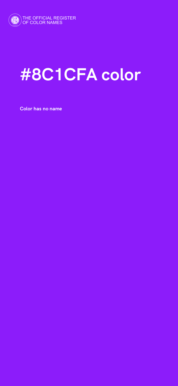 #8C1CFA color image