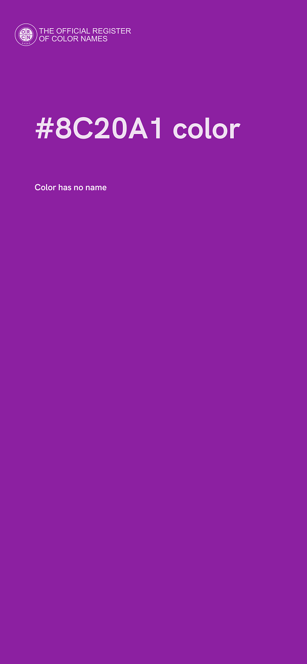 #8C20A1 color image