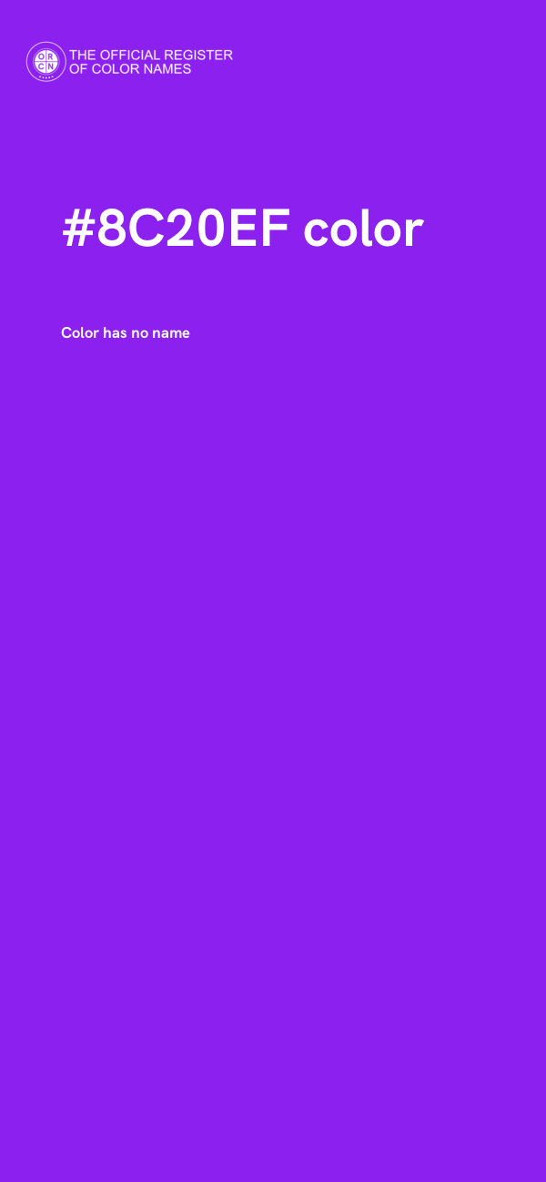 #8C20EF color image