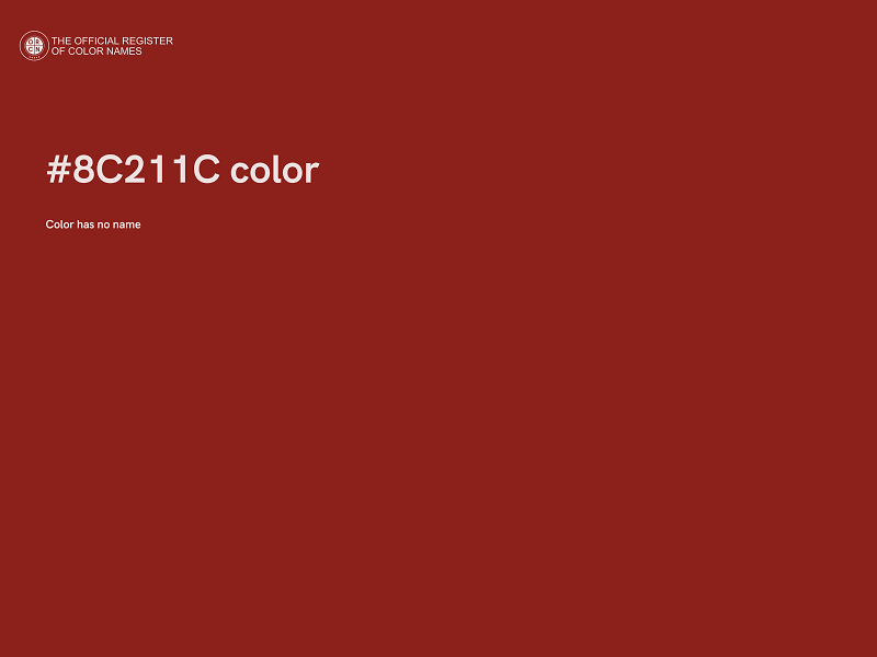 #8C211C color image