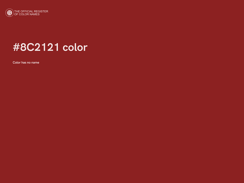 #8C2121 color image