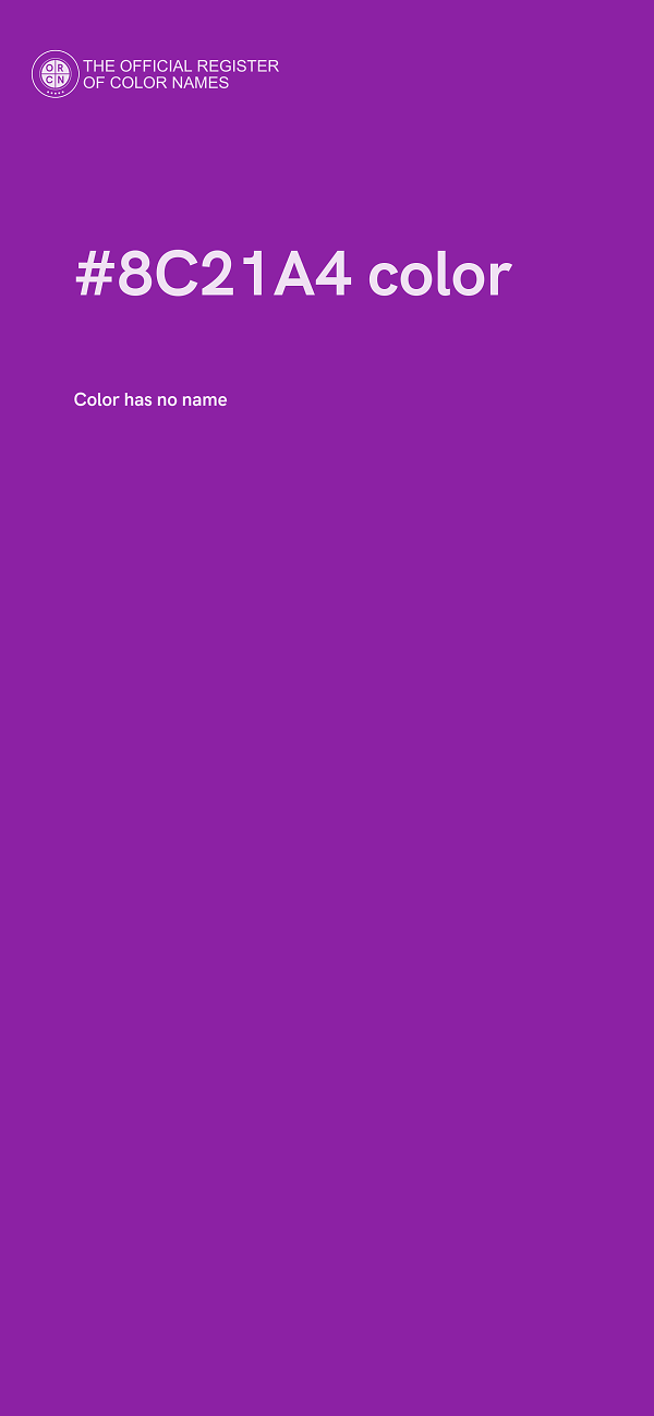 #8C21A4 color image