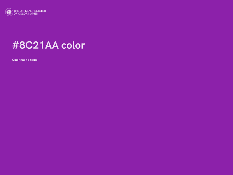 #8C21AA color image