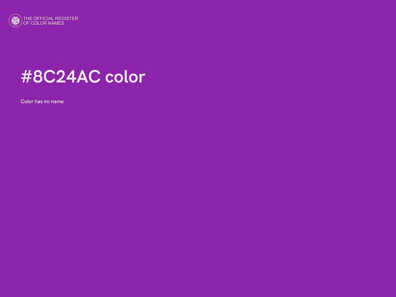 #8C24AC color image