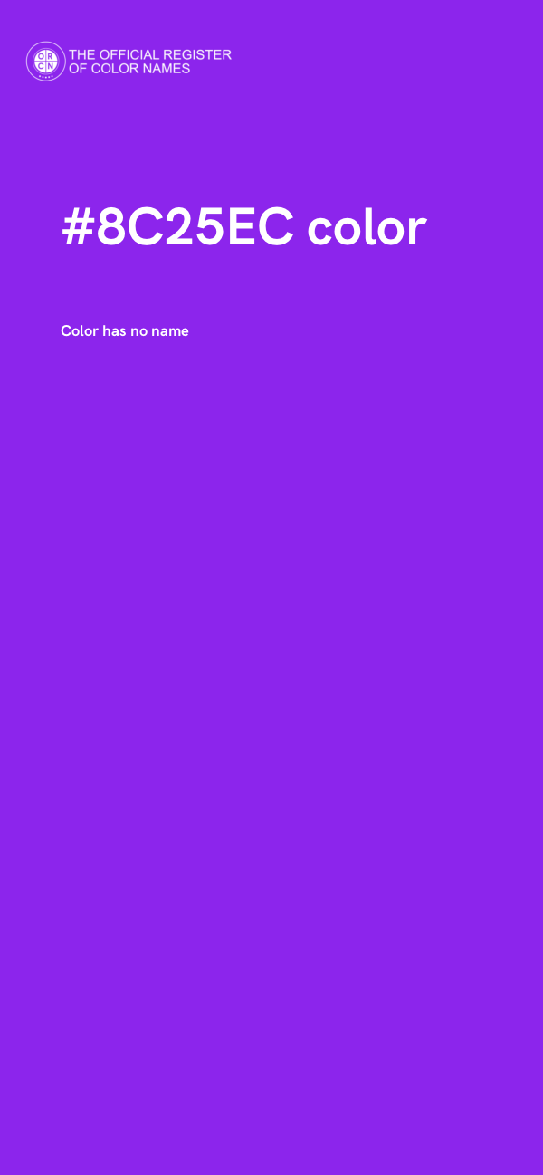 #8C25EC color image