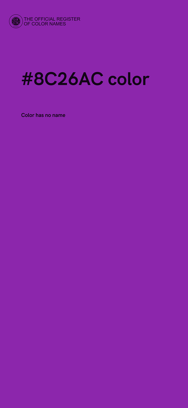 #8C26AC color image