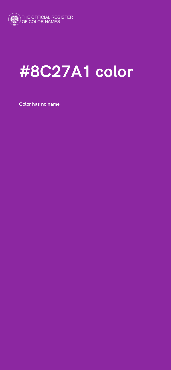 #8C27A1 color image