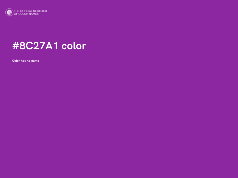 #8C27A1 color image