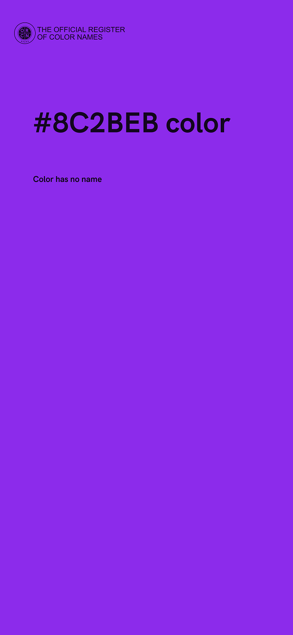 #8C2BEB color image