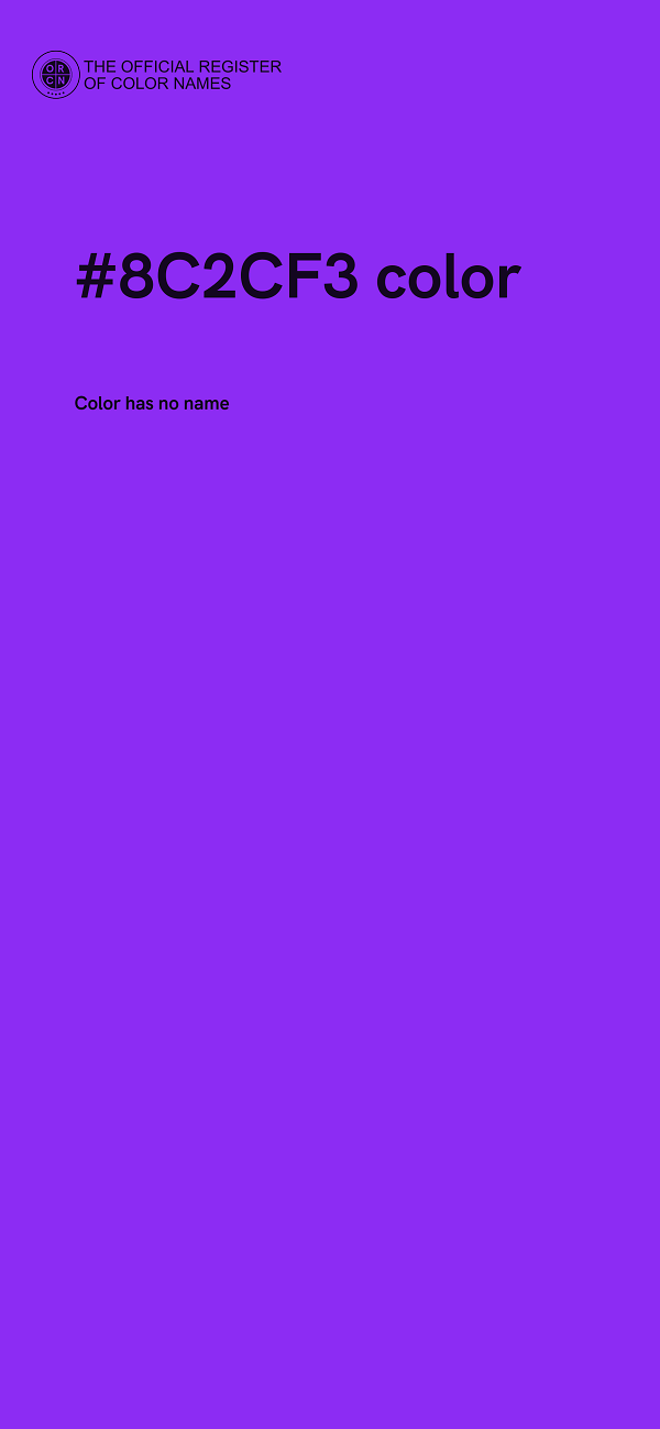 #8C2CF3 color image