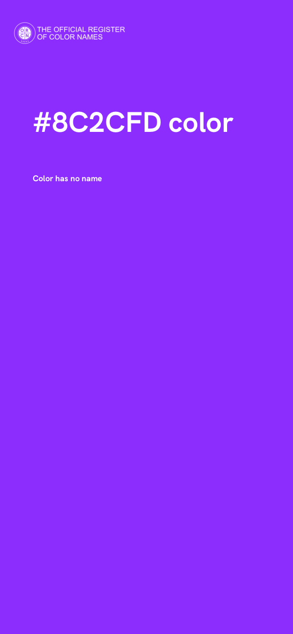 #8C2CFD color image