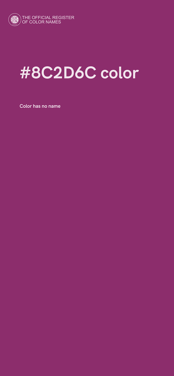 #8C2D6C color image