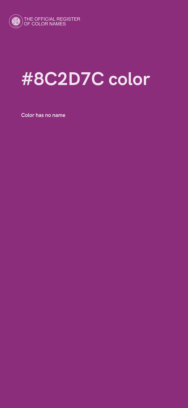 #8C2D7C color image