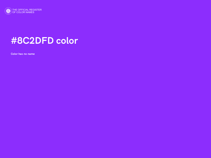 #8C2DFD color image