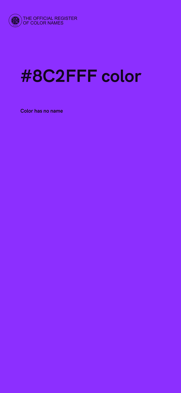 #8C2FFF color image