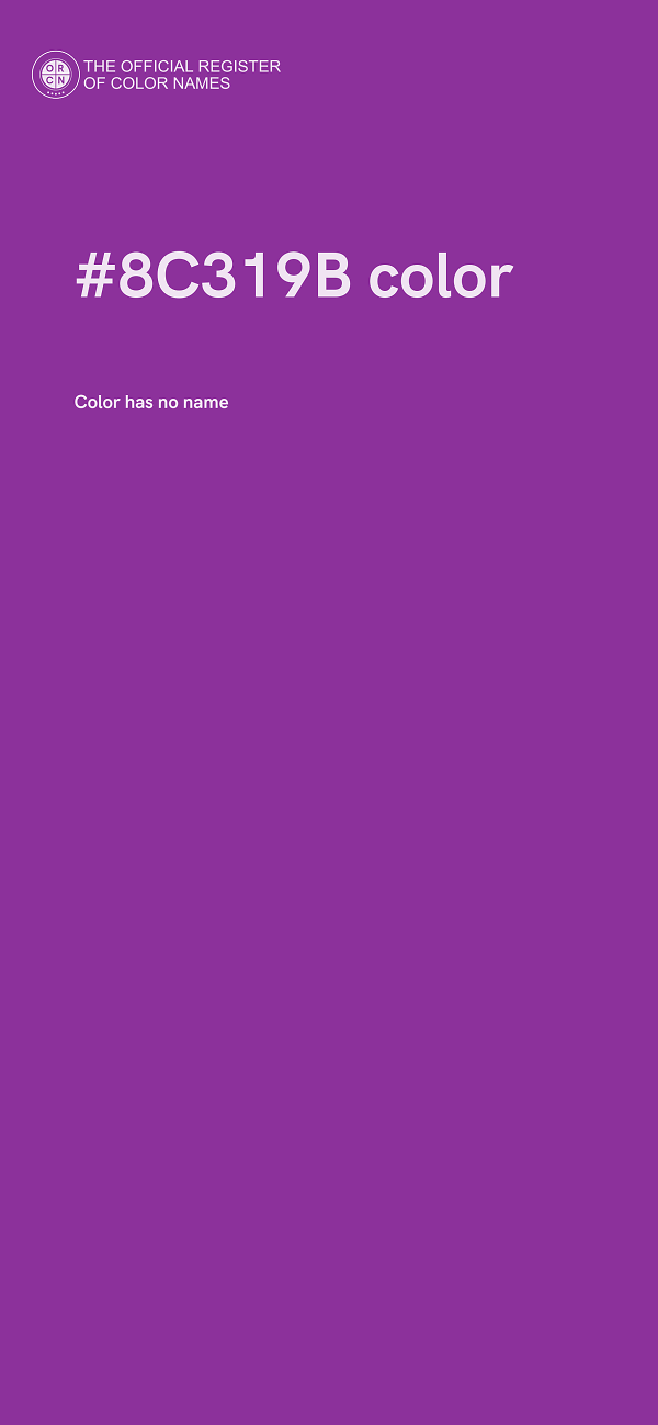 #8C319B color image