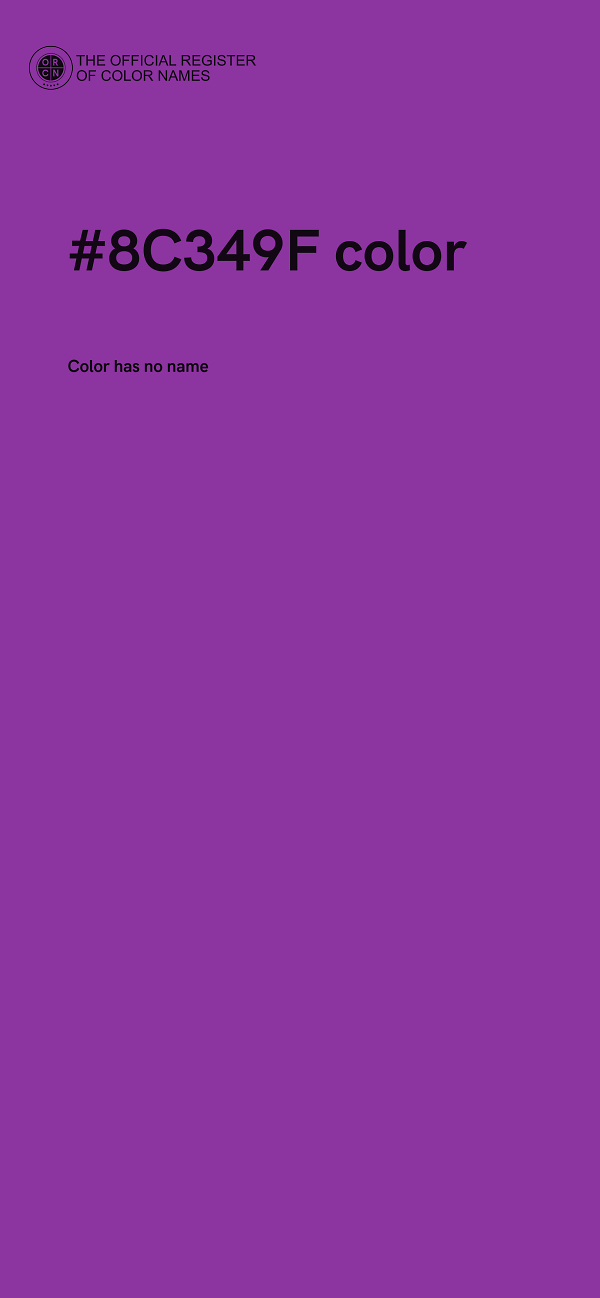 #8C349F color image