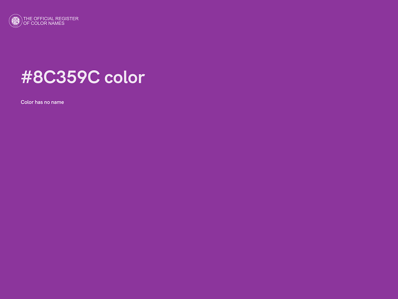 #8C359C color image