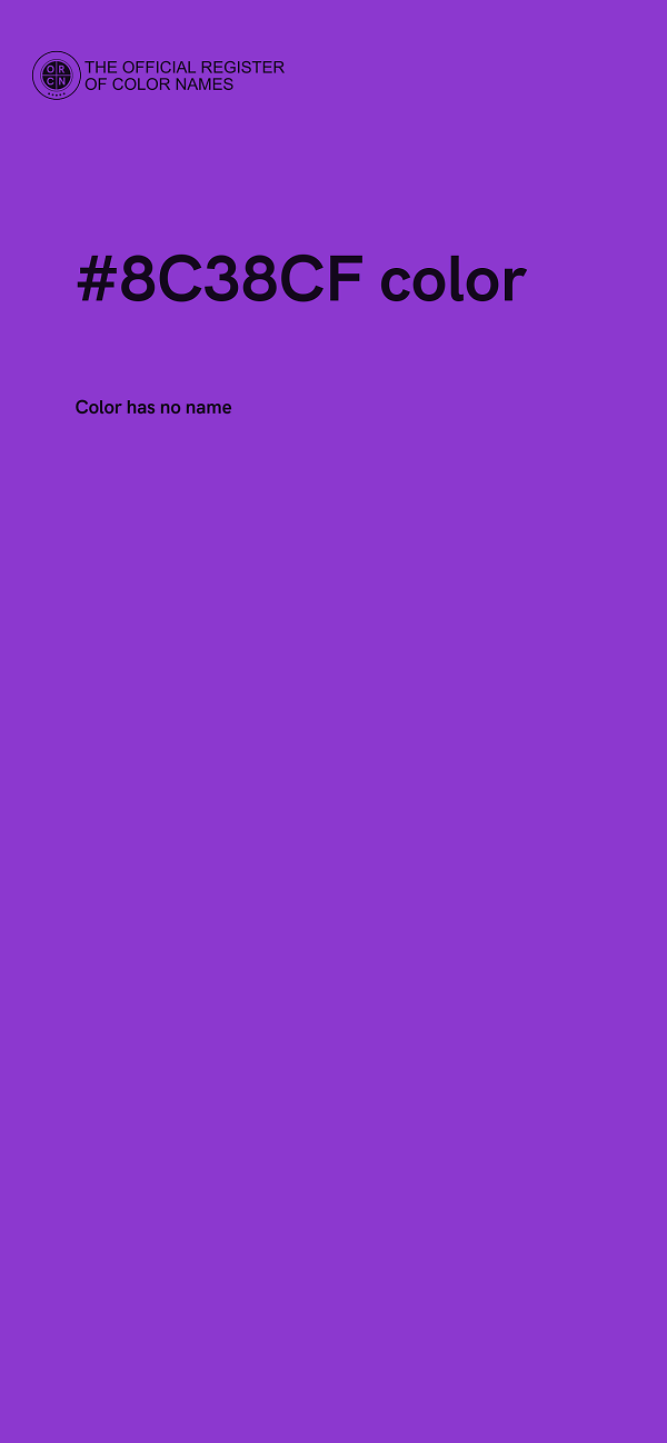 #8C38CF color image