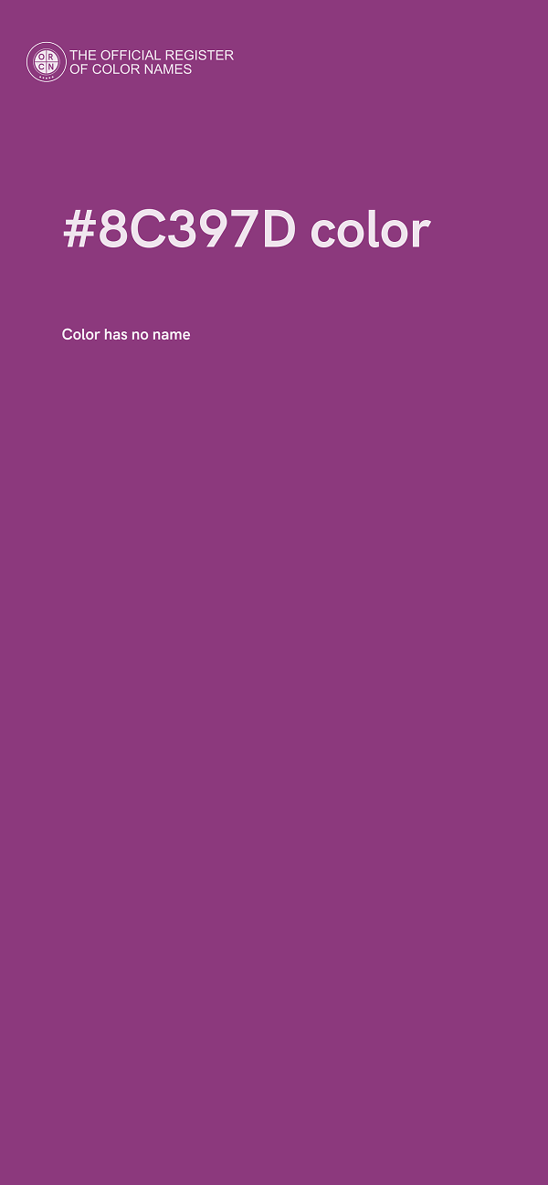 #8C397D color image