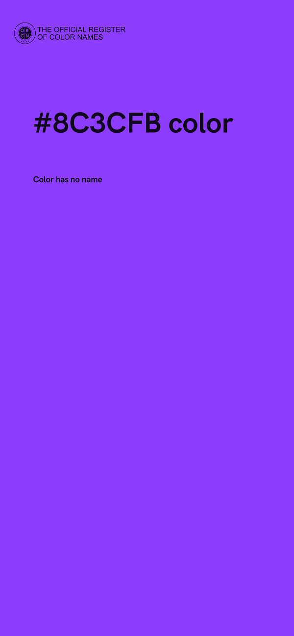 #8C3CFB color image