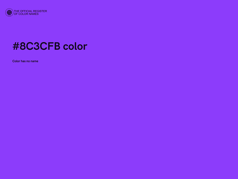 #8C3CFB color image