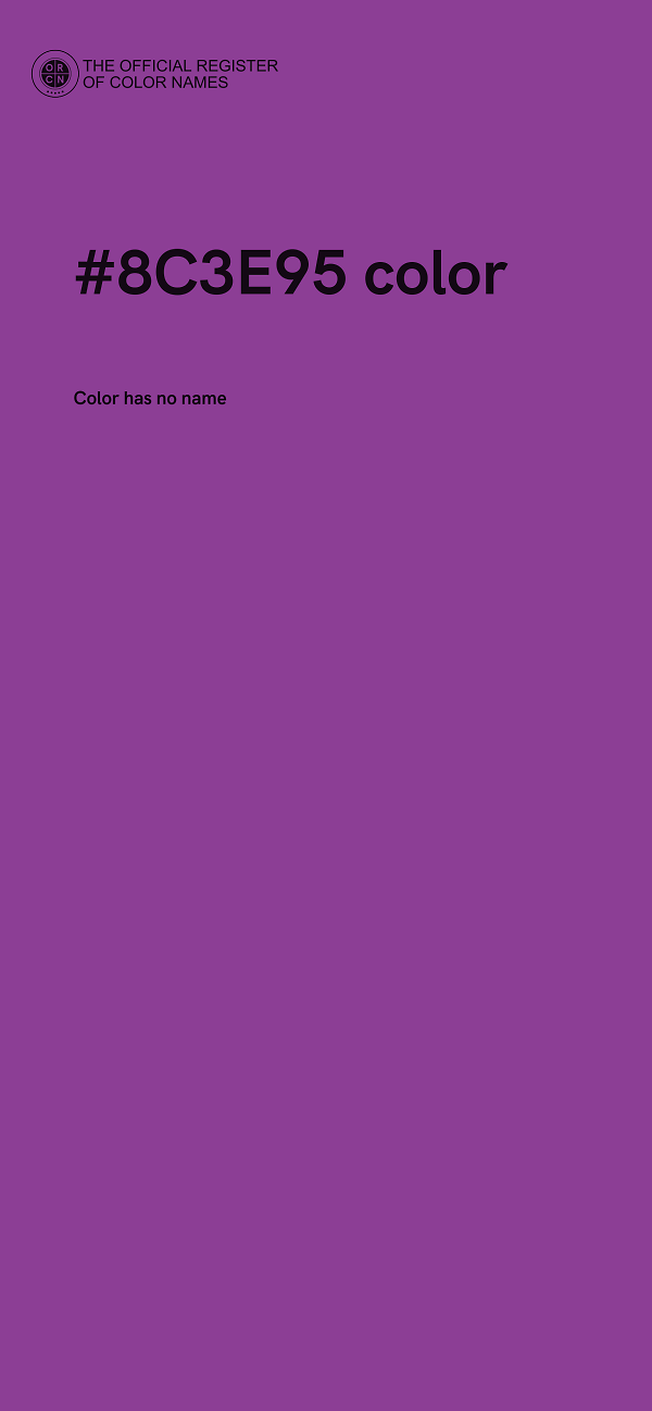#8C3E95 color image