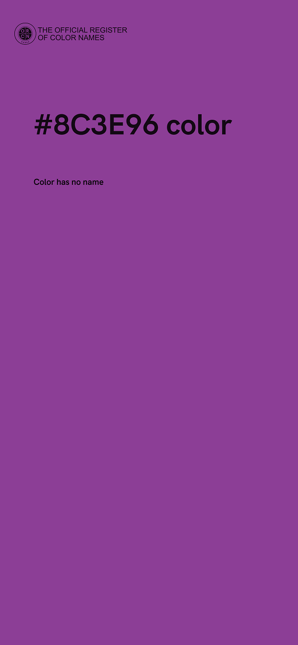 #8C3E96 color image