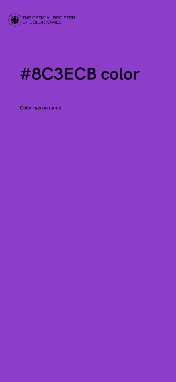 #8C3ECB color image