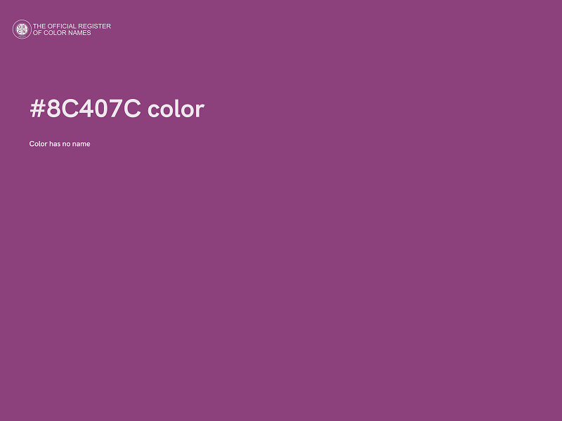 #8C407C color image