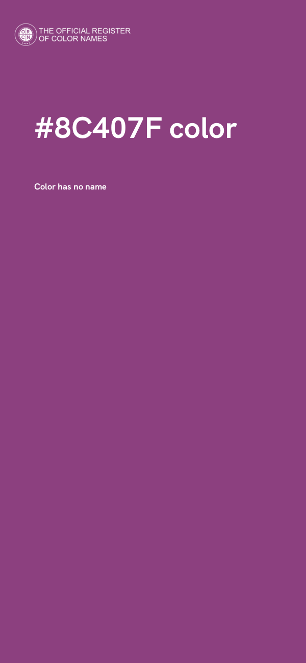 #8C407F color image