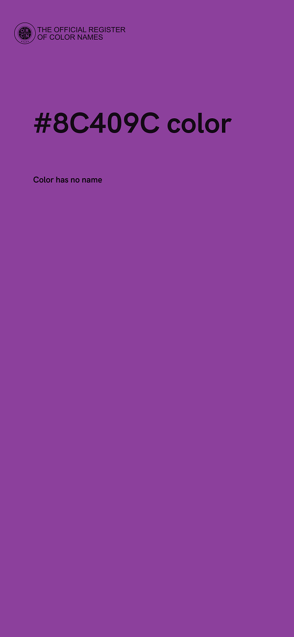 #8C409C color image