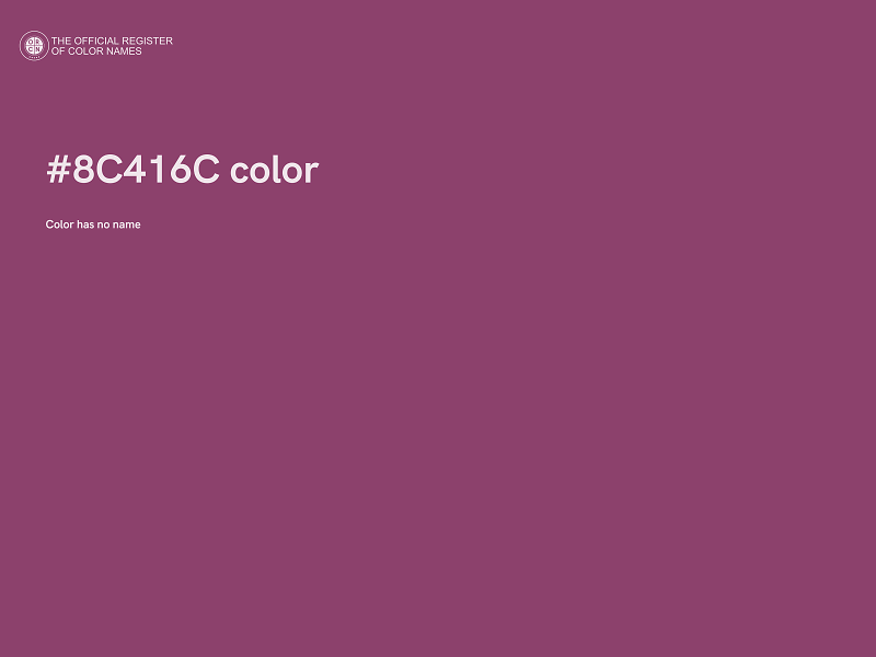 #8C416C color image