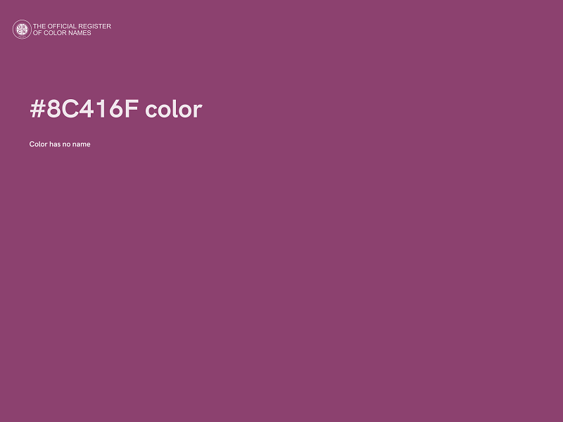#8C416F color image