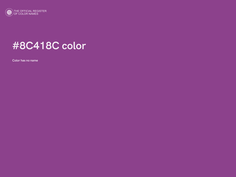 #8C418C color image