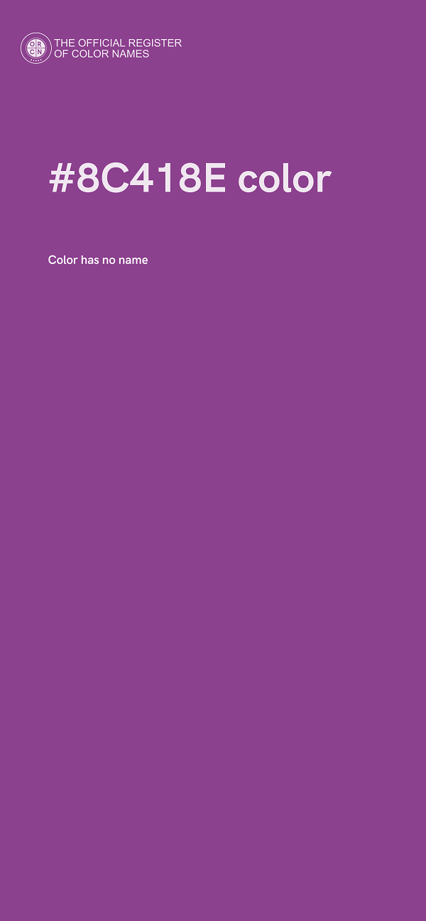 #8C418E color image