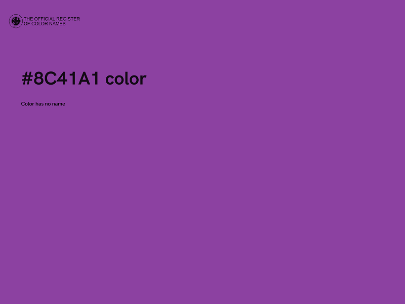 #8C41A1 color image