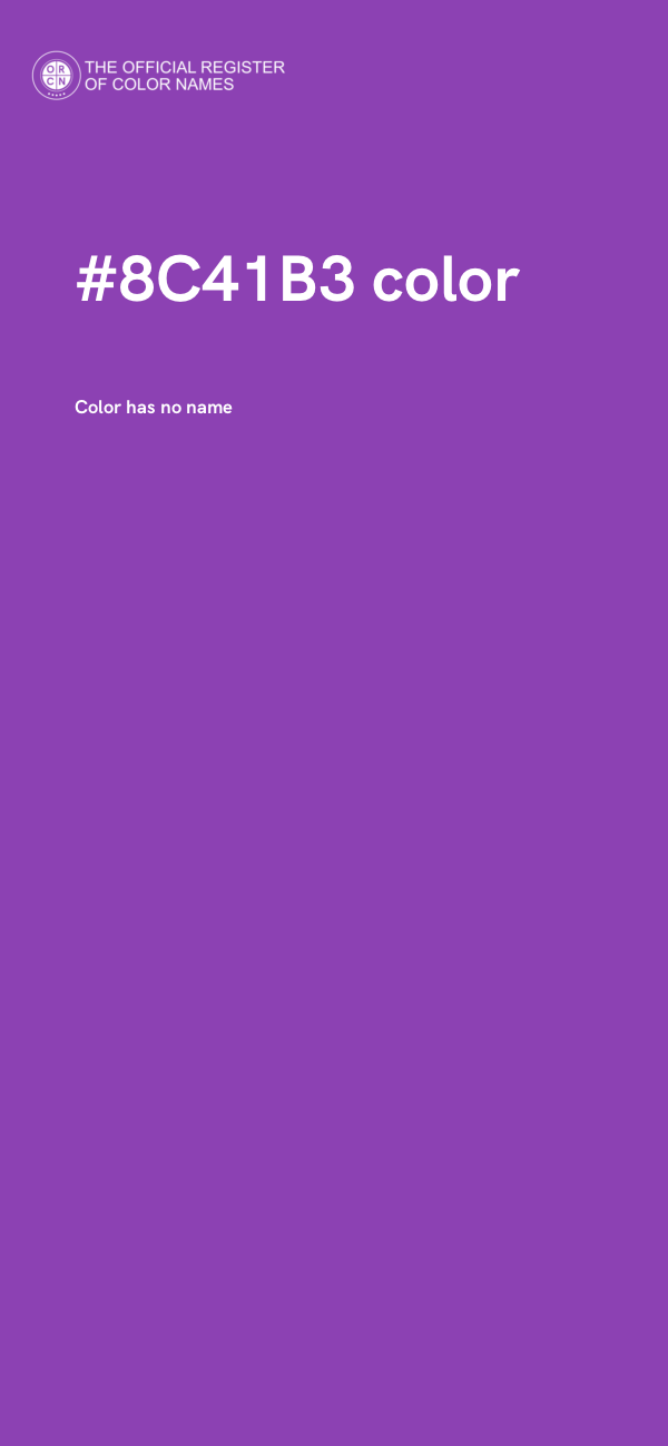 #8C41B3 color image